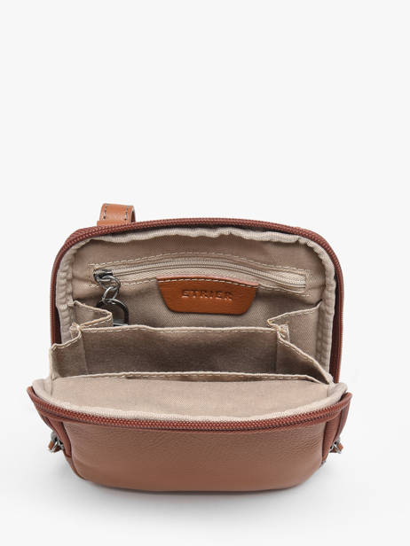 Cross Body Tas S Foulonné Leder Etrier Bruin foulonne 42133 ander zicht 2